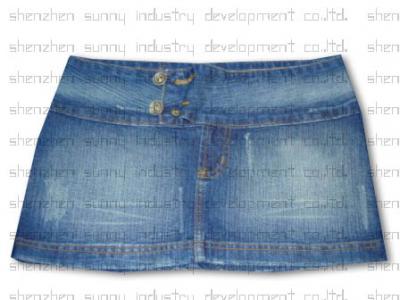 mini-jeans skirt (mini-jeans skirt)