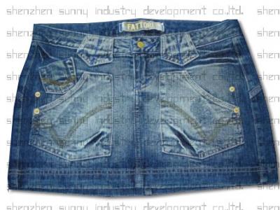 mini-jeans skirt (mini-jeans skirt)