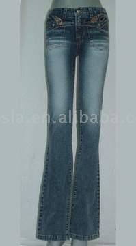 Ladies` 100% cotton trousers (Ladies `100% Baumwolle Hosen)