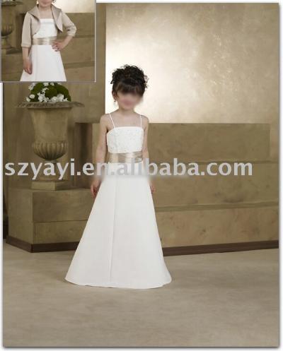 2008 cute flower girl dress (2008 cute Blumenmädchen Kleid)