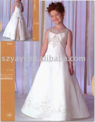 2008 cute flower girl dress