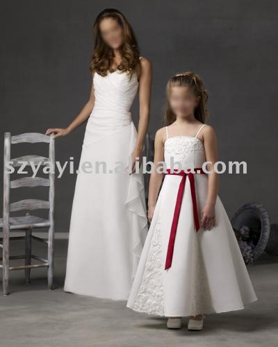 2008 cute flower girl dress
