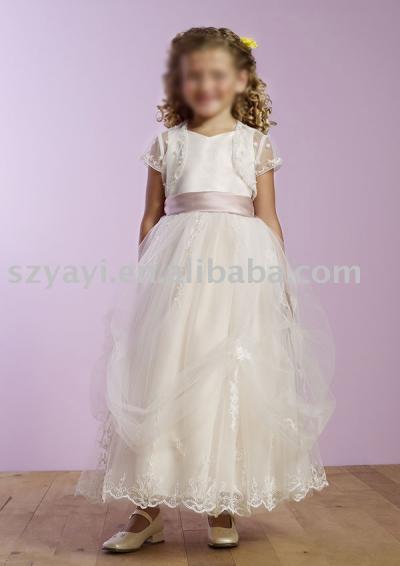 2008 cute flower girl dress (2008 cute flower girl dress)