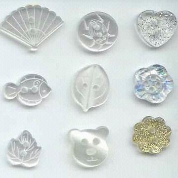 Laser-Made And Sparkle Buttons