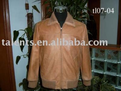 MEN`S LEATHER JACKET (MEN`S LEATHER JACKET)