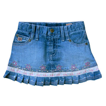 Kid`s Jean Skirt