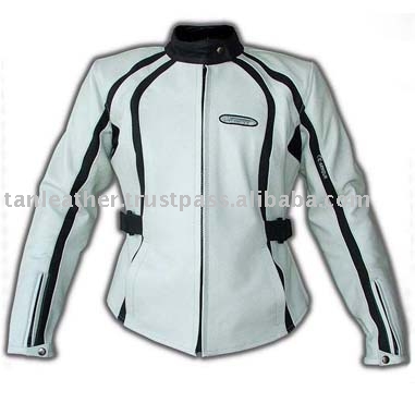 Motorbike Leather Jacket (Veste en cuir moto)