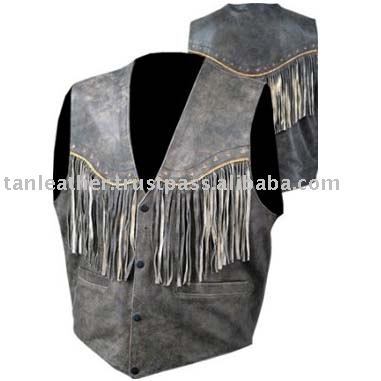 Motorbike Leather Vest (Мотоциклы кожа Vest)