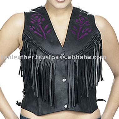 Motorbike Leather Vest (Мотоциклы кожа Vest)