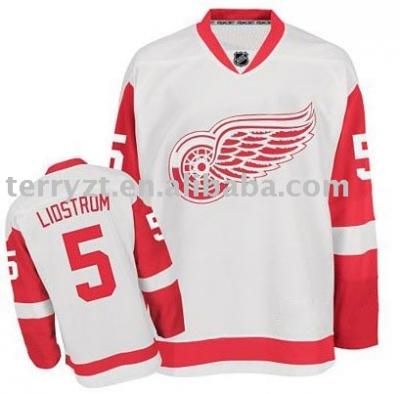 Hockey Jersey NIKLAS LIDSTROM #5 WHITE