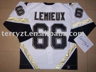 Hockey Jersey MARIO LEMIEUX #66 WHITE