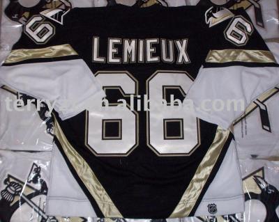 MARIO LEMIEUX #66 BLACK jersey (MARIO LEMIEUX #66 BLACK jersey)