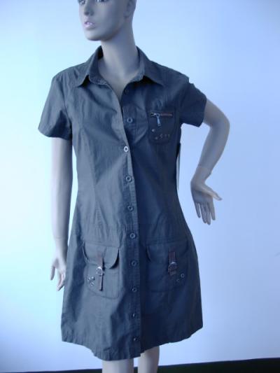 Ladies` Shirt Dress (Ladies `Shirt Dress)