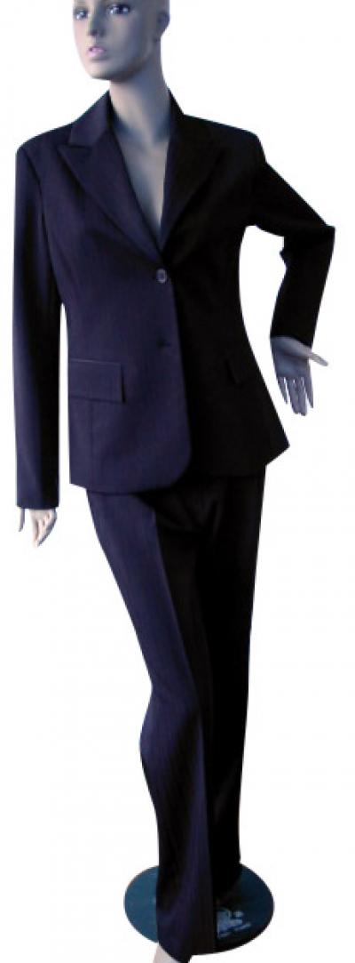 Ladies` T/R Stripe Suit