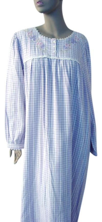 Ladies` Cotton Y/D Flannel Gown (Ladies` Cotton Y/D Flannel Gown)