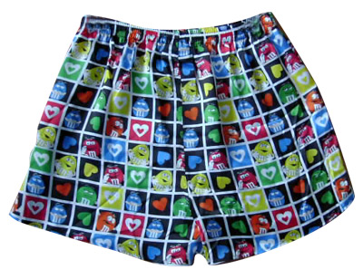 Men`s 100% Silk Print Boxer Shorts