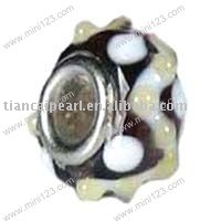 fashion glass bead(big hole)
