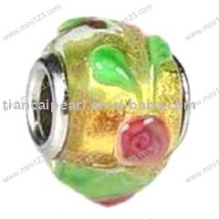 fashion glass bead(big hole)