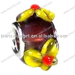 fashion glass bead(big hole) (Mode de billes de verre (gros trou))