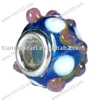 fashion glass bead(big hole) (Mode de billes de verre (gros trou))