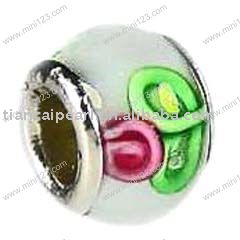 fashion glass bead(big hole) (Mode de billes de verre (gros trou))