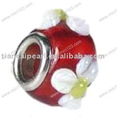 fashion glass bead(big hole)