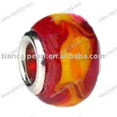 fashion glass bead(big hole)