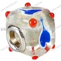 fashion glass bead(big hole)