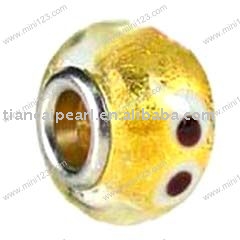 fashion glass bead(big hole)