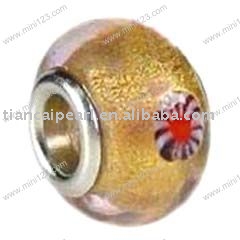 fashion glass bead(big hole)