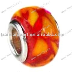 fashion glass bead(big hole)