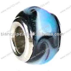 fashion glass bead(big hole)