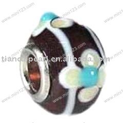 fashion glass bead(big hole)