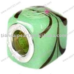 fashion glass bead(big hole)