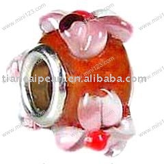 fashion glass bead(big hole)