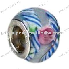 fashion glass bead(big hole)