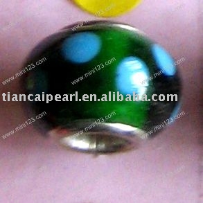 fashion glass bead( big hole ) (Mode Glasperlen (großes Loch))