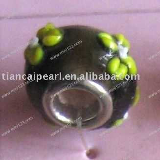 fashion glass bead( big hole ) (Mode de billes de verre (gros trou))