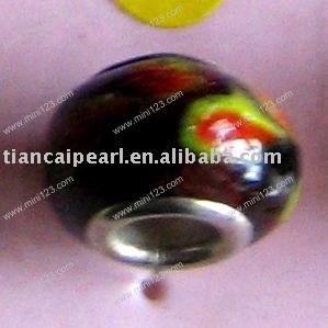fashion glass bead( big hole ) (Mode de billes de verre (gros trou))