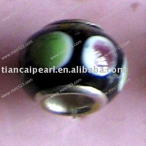 fashion glass bead( big hole ) (Mode de billes de verre (gros trou))