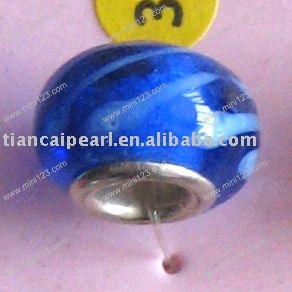 fashion glass bead( big hole ) (Mode de billes de verre (gros trou))