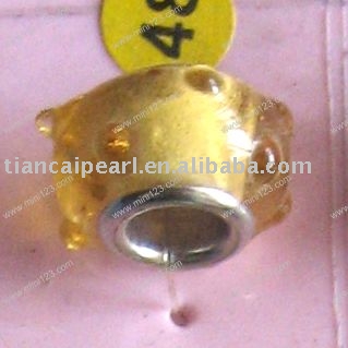 fashion glass bead( big hole ) (Mode de billes de verre (gros trou))