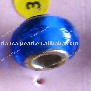 fashion glass bead( big hole ) (Mode de billes de verre (gros trou))
