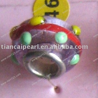 fashion glass bead( big hole ) (Mode de billes de verre (gros trou))