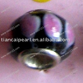 fashion glass bead( big hole ) (Mode de billes de verre (gros trou))
