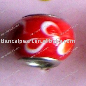 fashion glass bead( big hole ) (Mode de billes de verre (gros trou))
