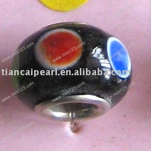 fashion glass bead( big hole ) (Mode de billes de verre (gros trou))