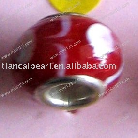 fashion glass bead( big hole ) (Mode de billes de verre (gros trou))