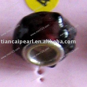 fashion glass bead( big hole )