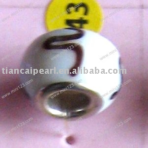 fashion glass bead( big hole )
